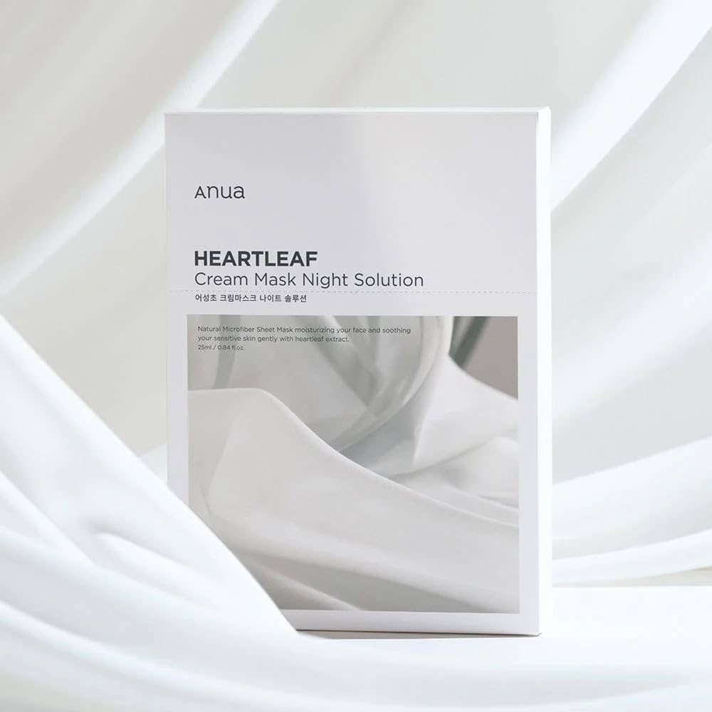 Anua Heartleaf Cream Mask Night Solution (10 Masks) 10 Masks