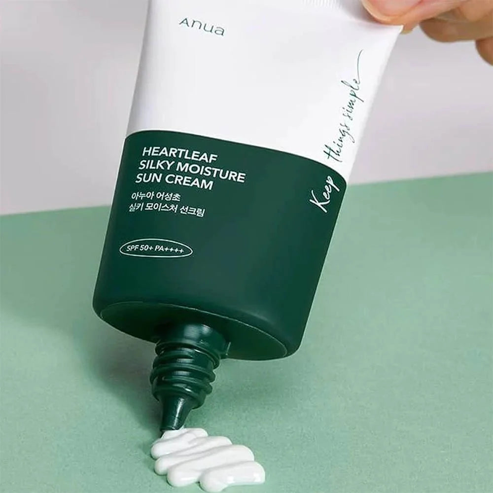 Anua Heartleaf Silky Moisture Sun Cream
