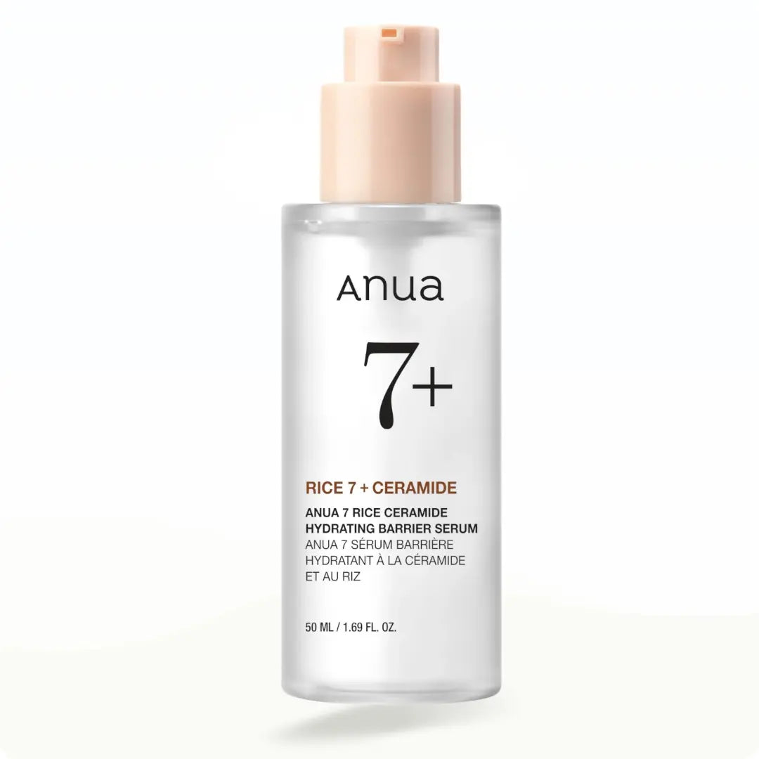 Anua 7+ Rice Ceramide Hydrating Barrier Serum Glass Skin, Korean Skin Care 50ml