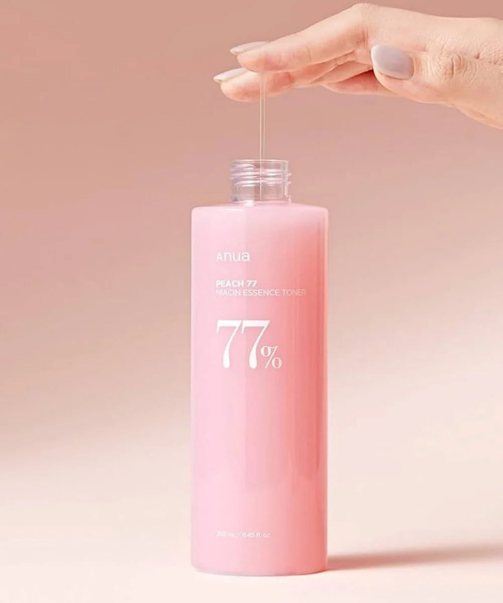 Anua Peach 77 Niacin Essence Toner Brightening Toner, Glass Skin 250ml