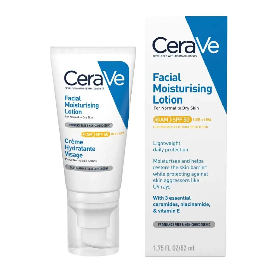 CeraVe AM Facial Moisturising Lotion SPF 50