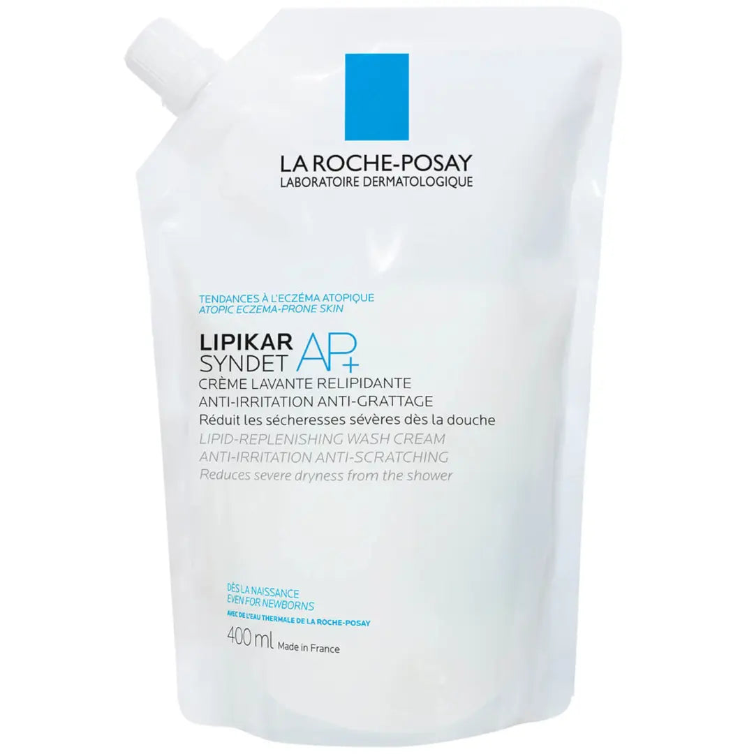 La Roche-Posay Syndet AP+ Body Wash for Eczema Prone Skin - Refill - 400ml